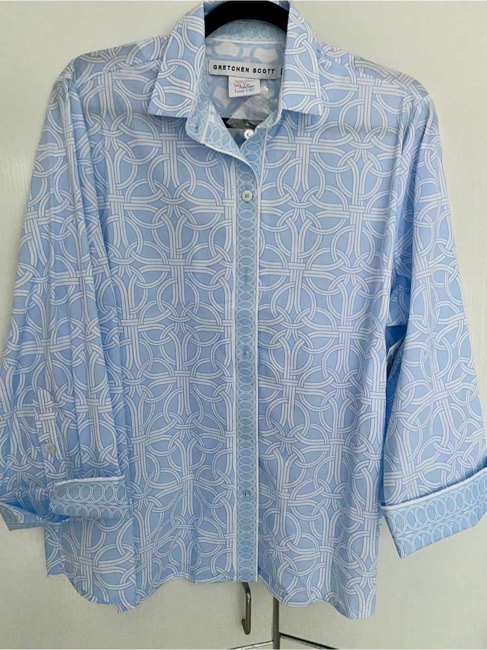 Gretchen Scott boyfriend shirt NEW - Picture 7 of 10